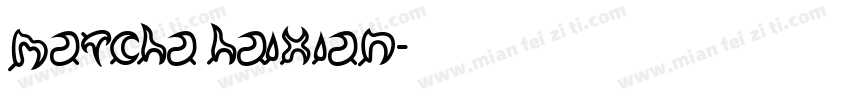 matcha haixian字体转换